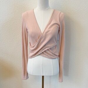 ALO Yoga Light Pink long sleeve Top